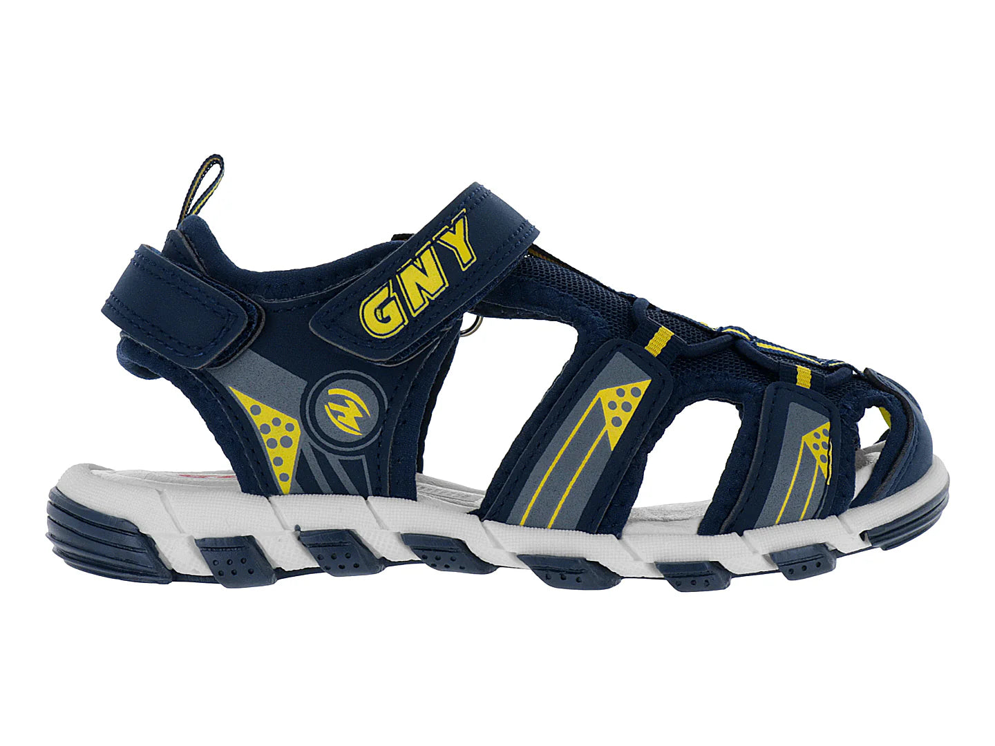 Sandalias Guany Marino Amarillo Blanco para Niño