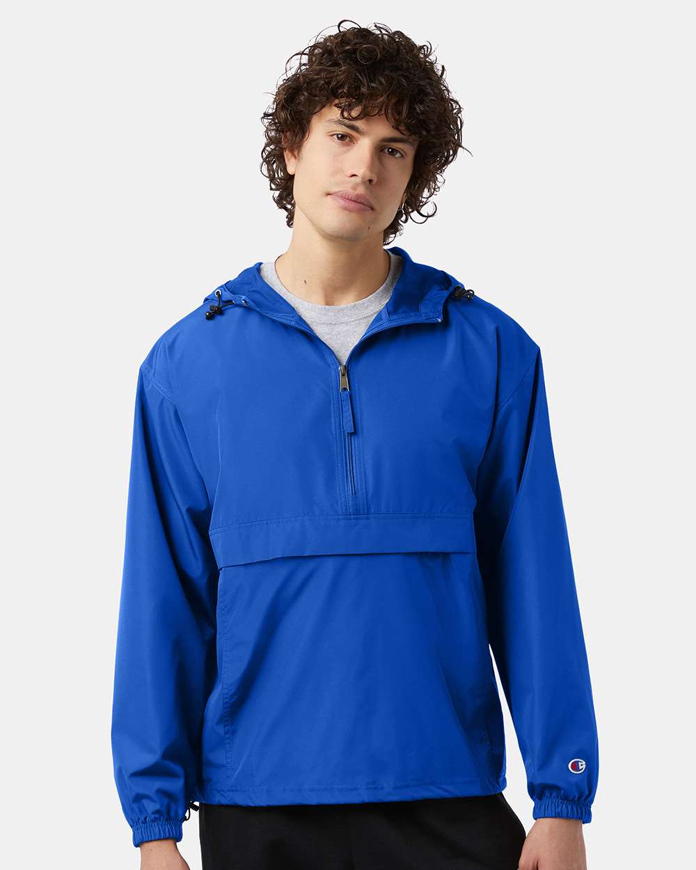 Champion Mens Packable Anorak Jacket CO200