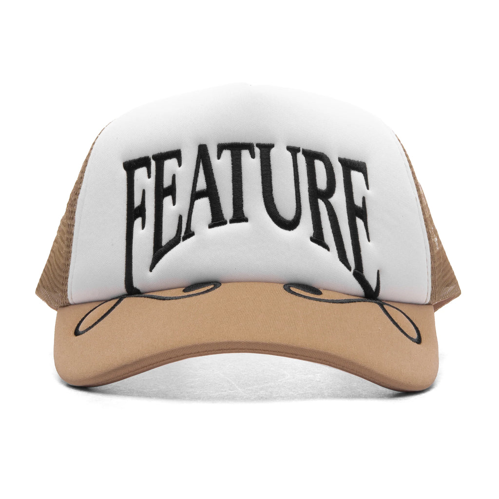Lucas Trucker Tan White