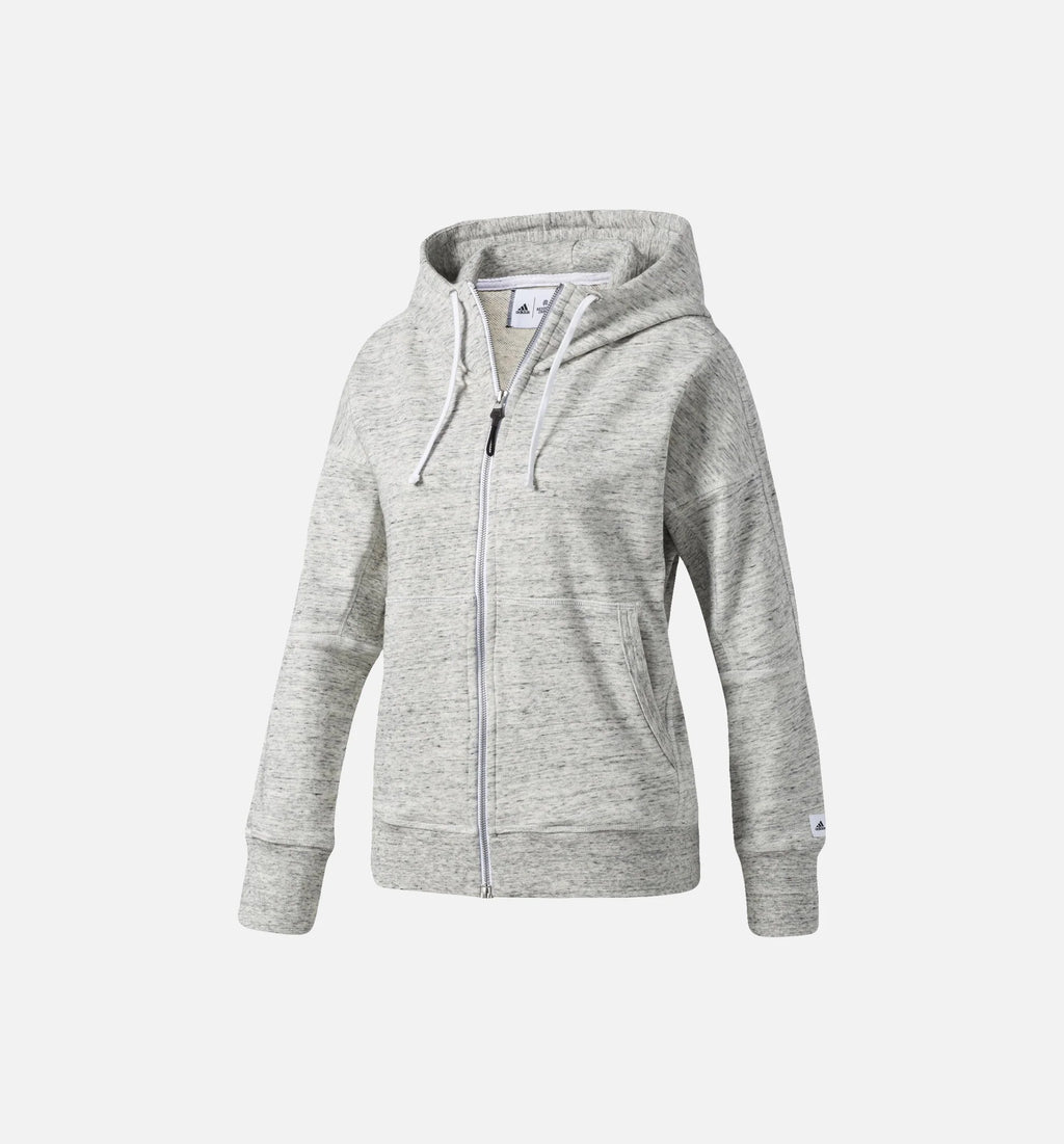 adidas Athletics X Reigning Champ French Terry Hoodie Womens Grey White