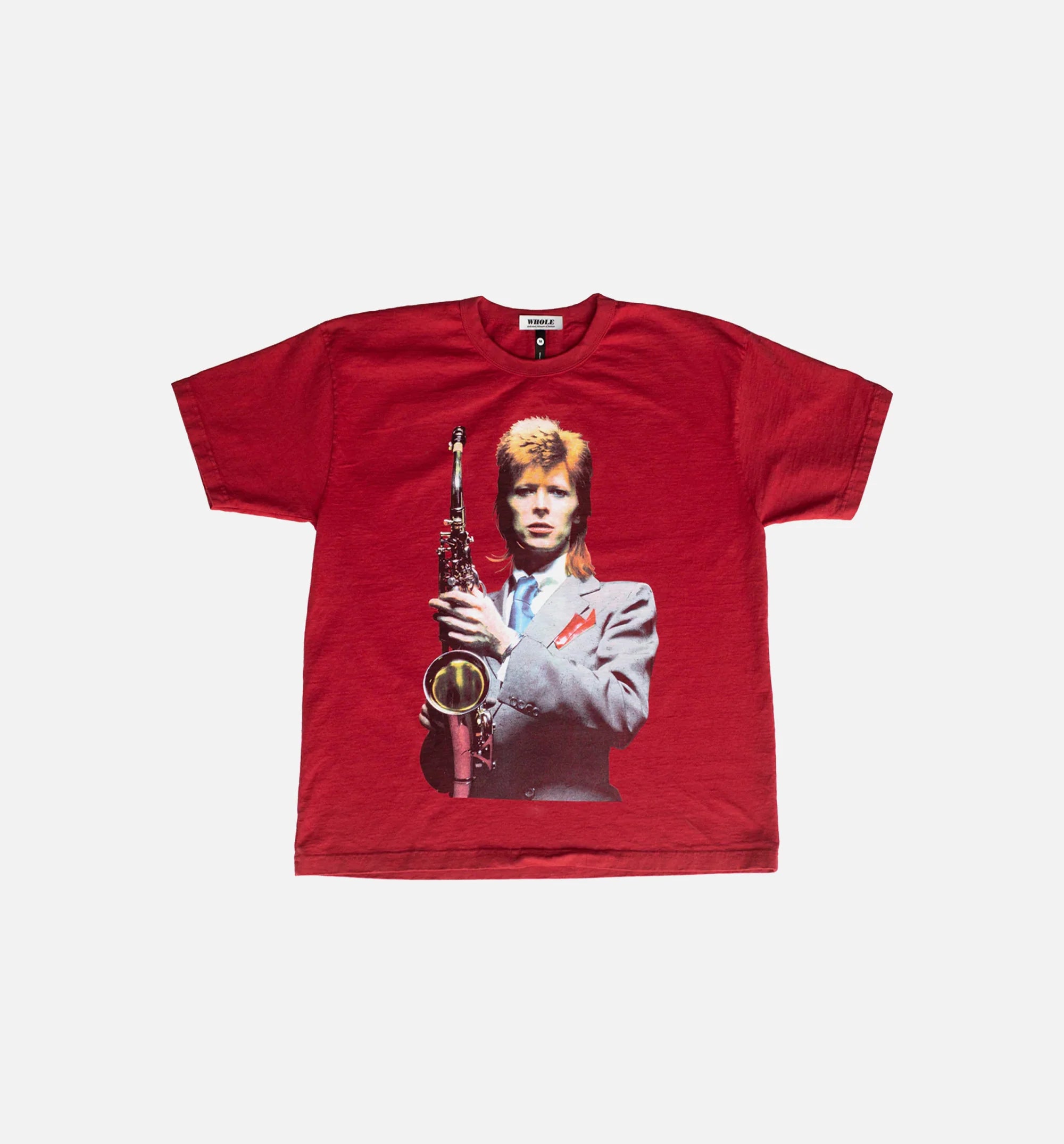 Bowie Sax Sells Short Sleeve Tee Mens T shirt Red