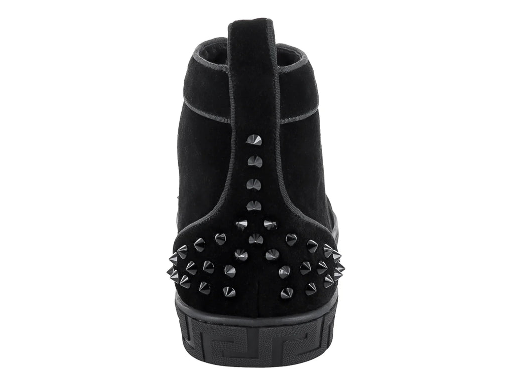 Tenis Botín Barabas Negros con Estoperoles para Hombre