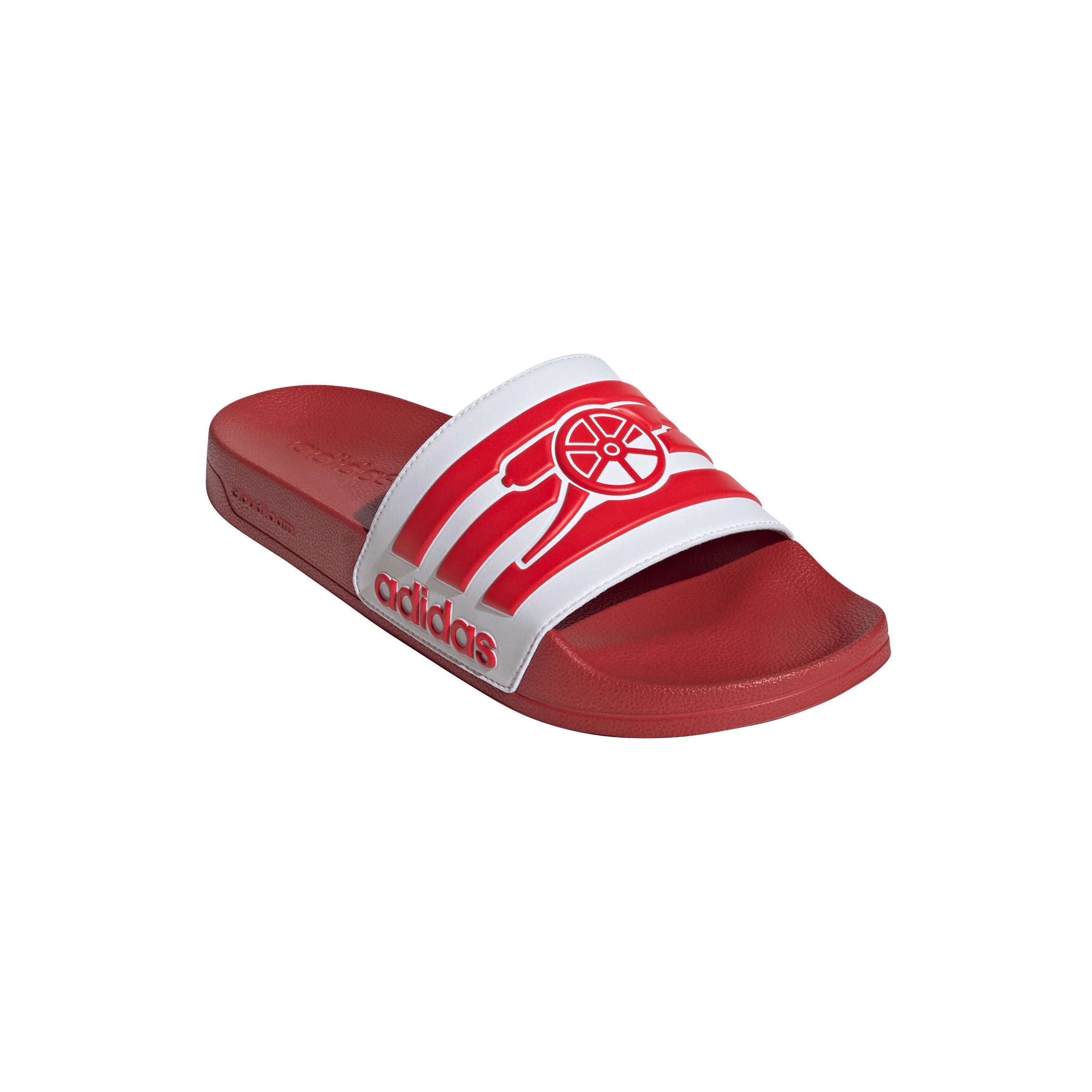 adidas Arsenal Adilette Shower Soccer Slides Red White