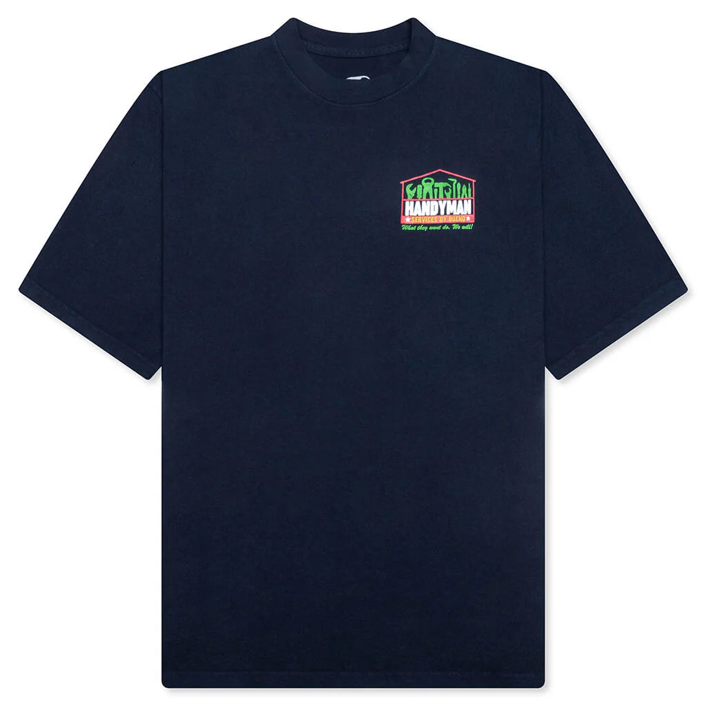 Handyman S S Tee Navy
