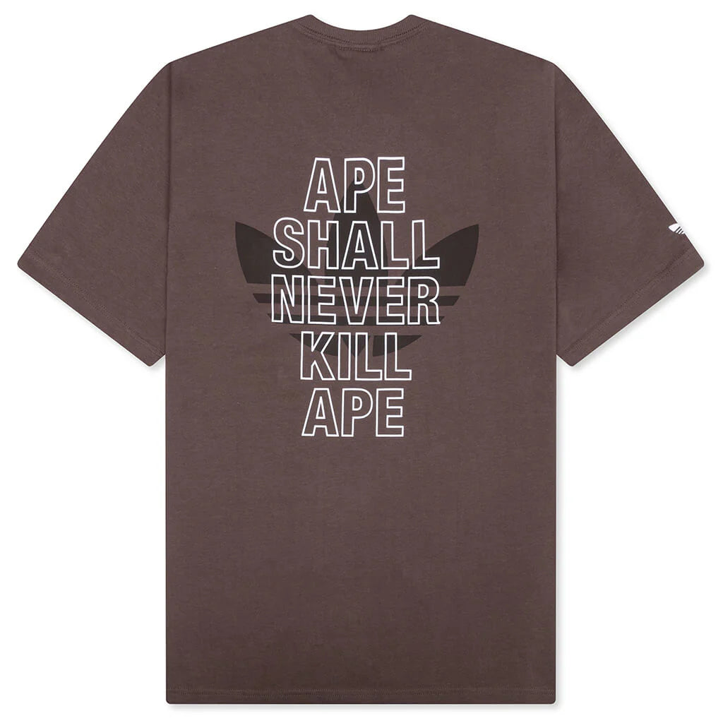 Adidas x BAPE S S Tee Earth Strata
