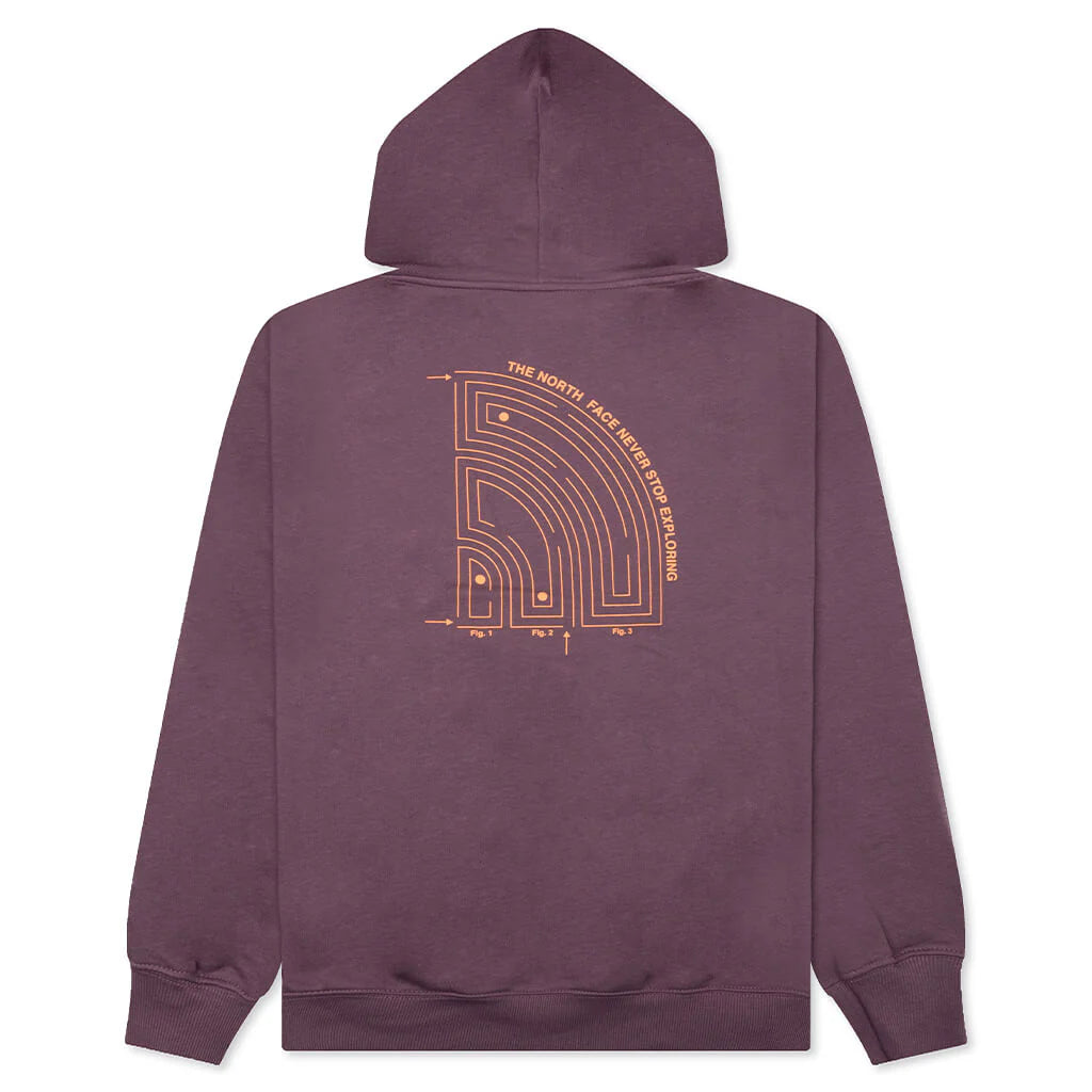 Brand Proud Hoodie Midnight Mauve