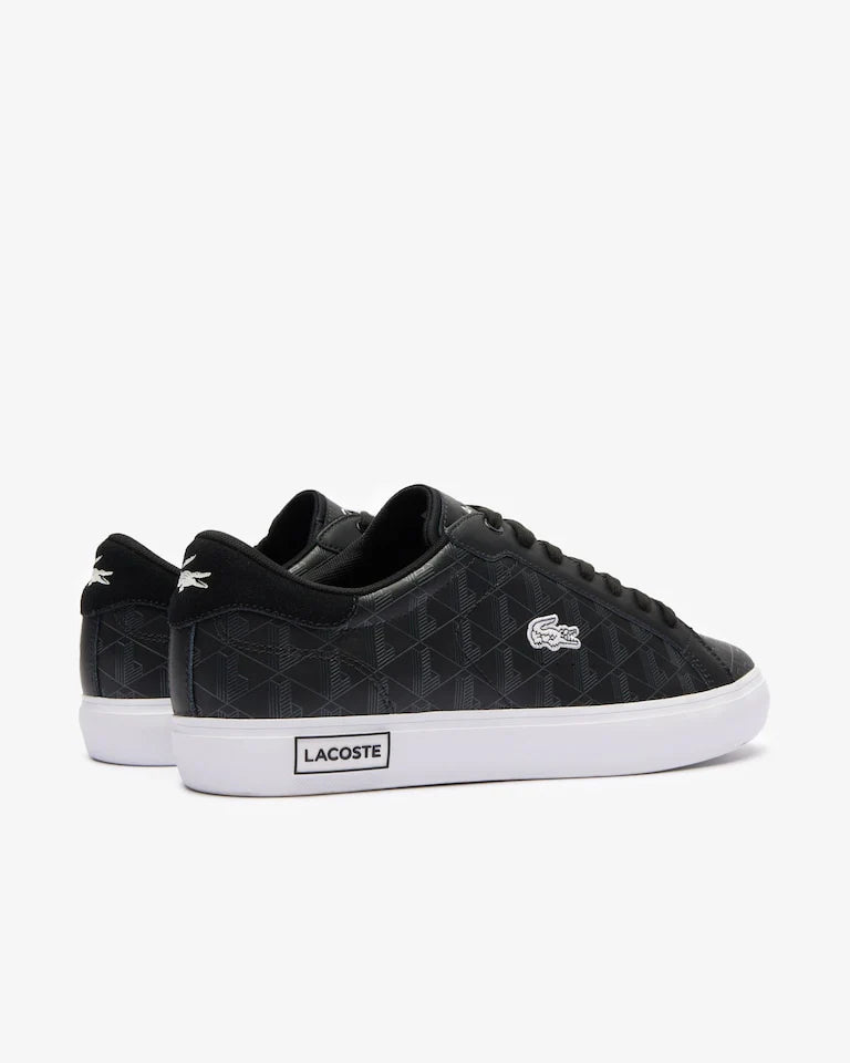 Lacoste Lerond Monogram Black White
