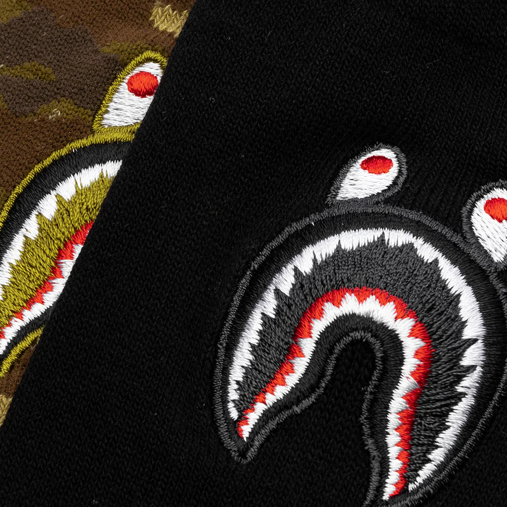 1st Shark Socks Black