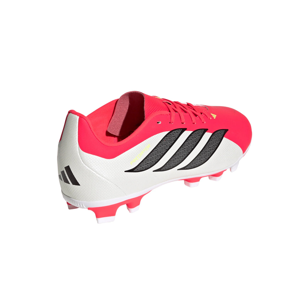 adidas Predator Club FG MG Firm Ground Multi Ground Youth Soccer Cleats Red Black White