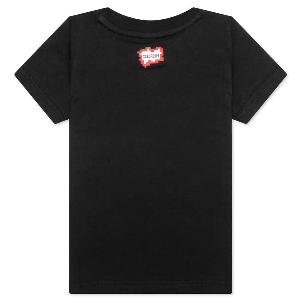 Kids Kart S S Tee Black