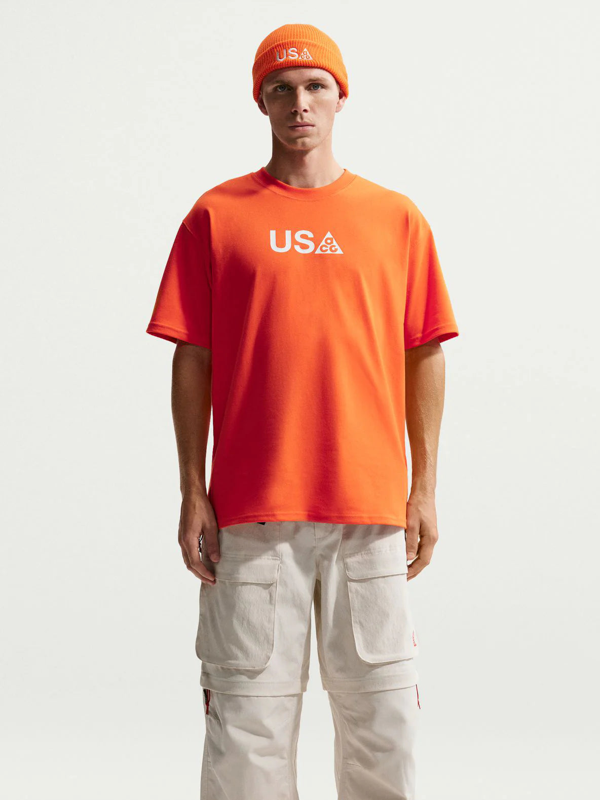 Nike Mens ACG x Team USA Dri FIT Short Sleeve T Shirt