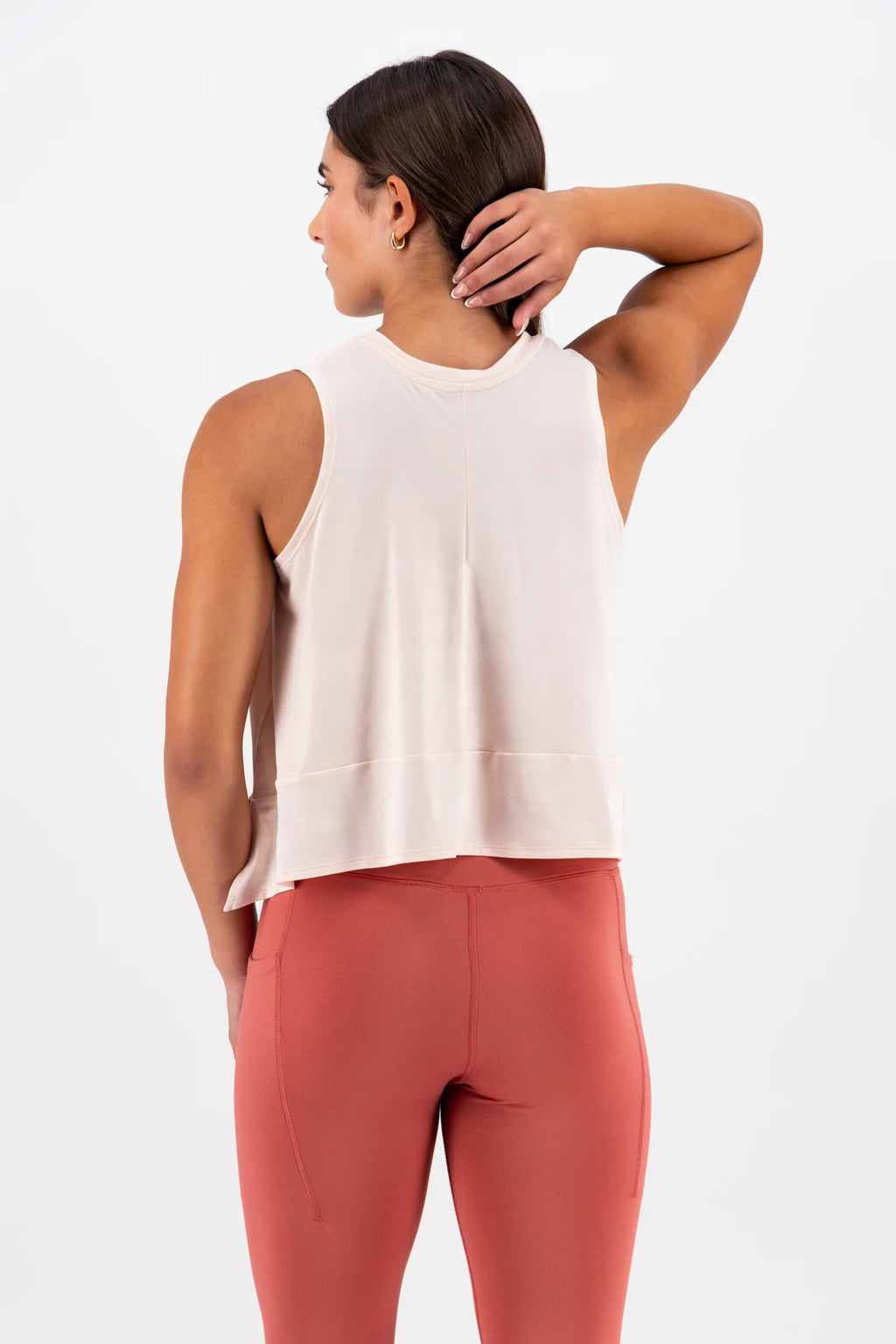 Cropped Flowy Tank