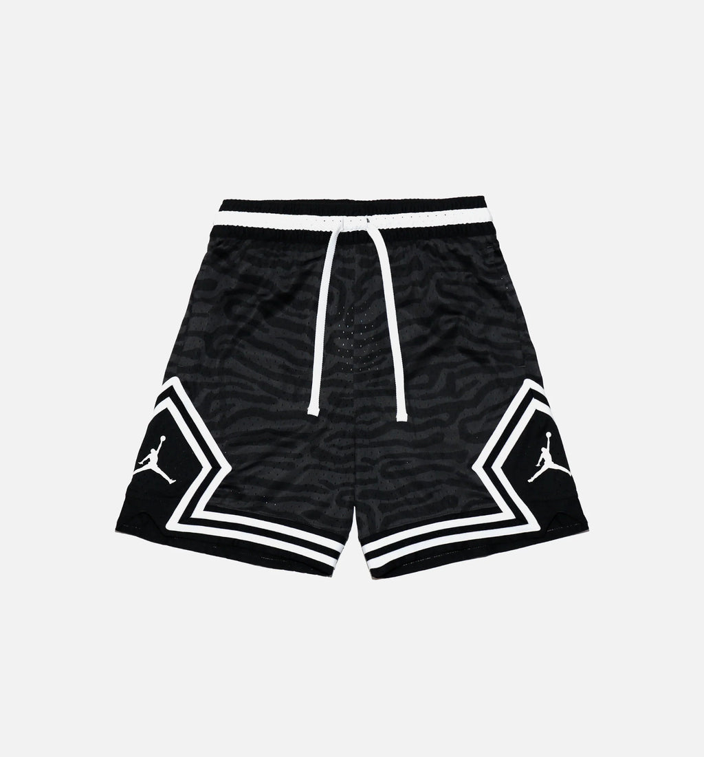 DriFIT Sport Printed Diamond Shorts Mens Shorts Black White