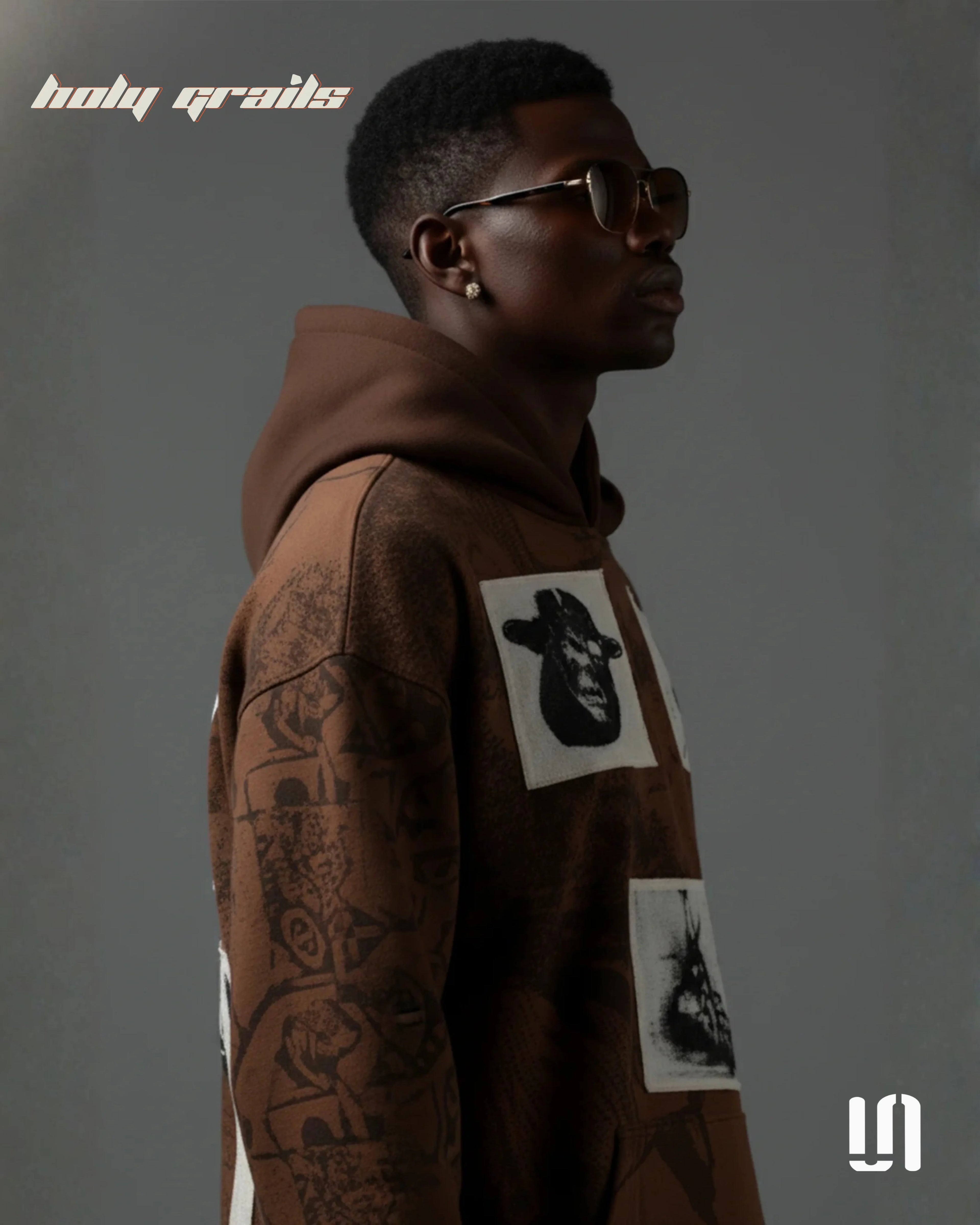 Ubran Roast Brown AOP Hoodie HG x Sullitt
