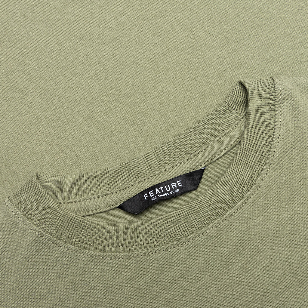Kids Academy T Shirt Oil Green