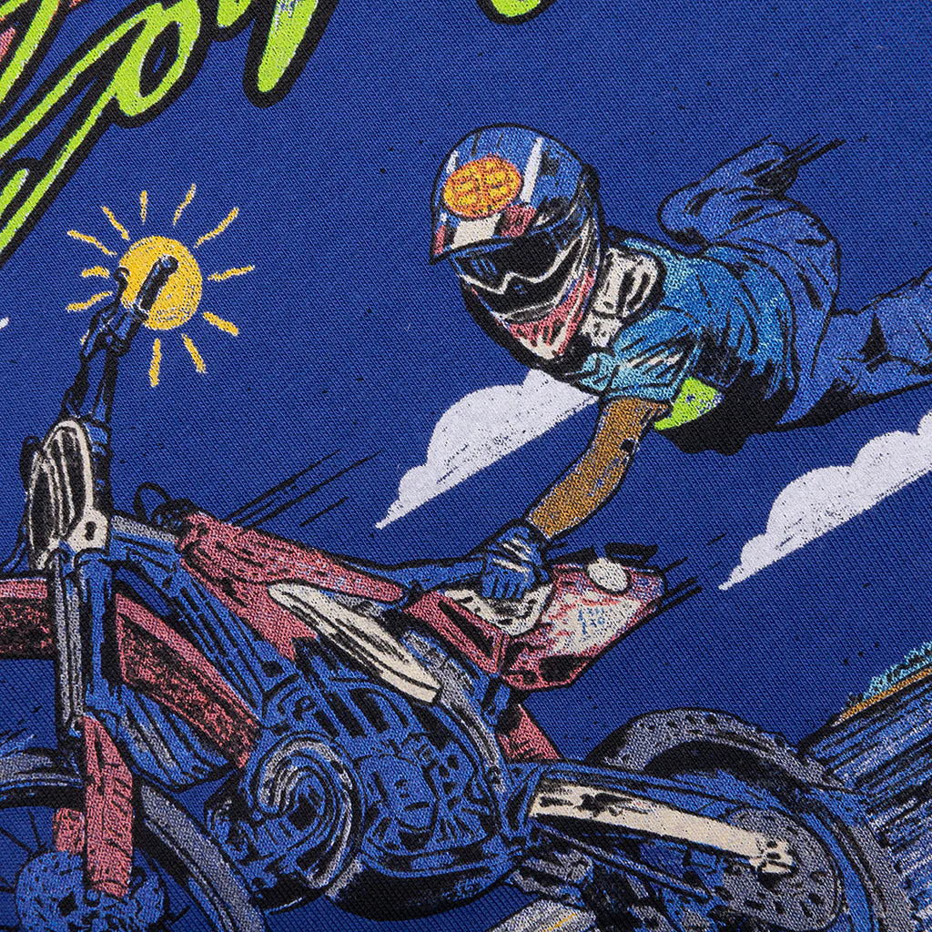 Kids BB Moto Beach S S Knit Monaco Blue