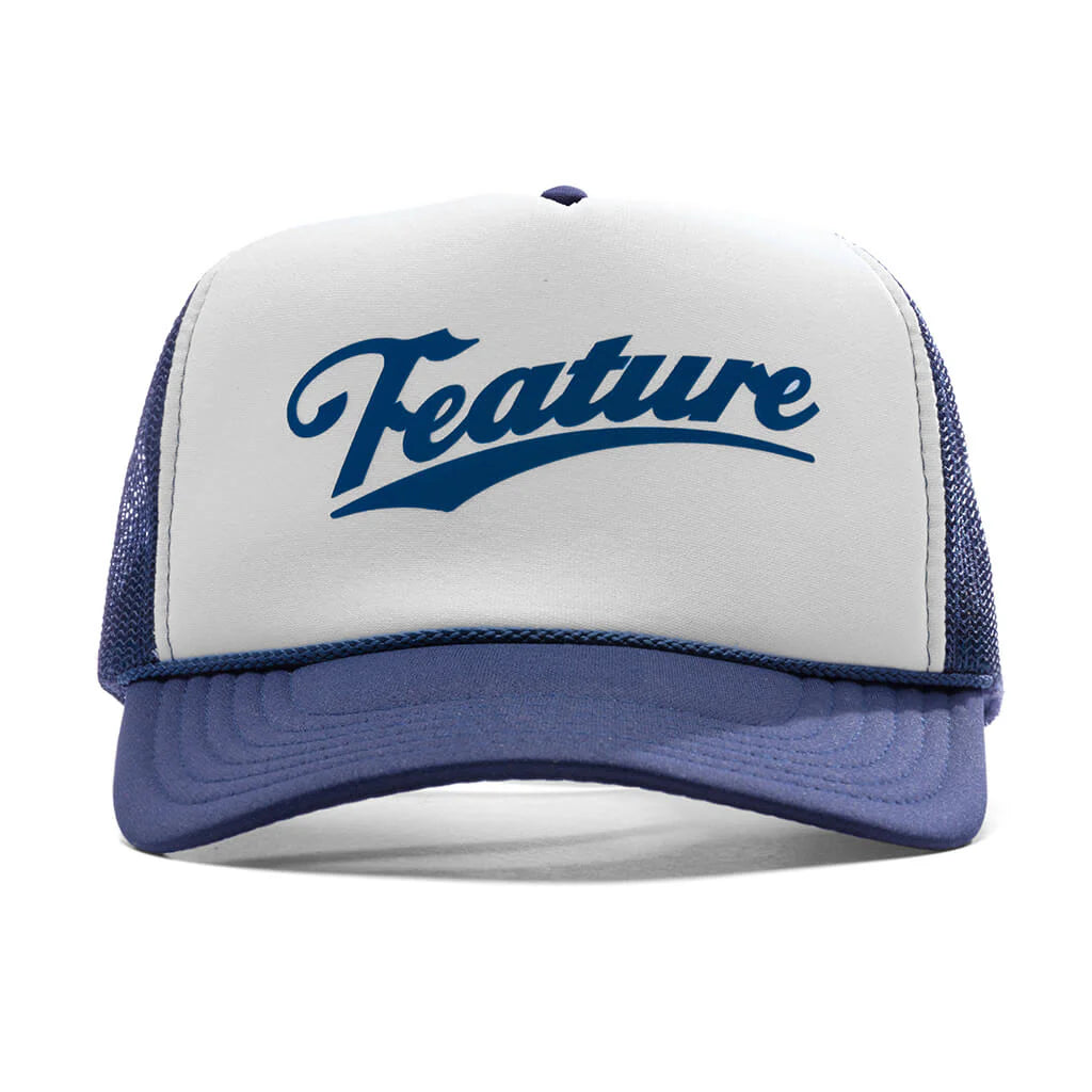 Frew Trucker Hat Navy White
