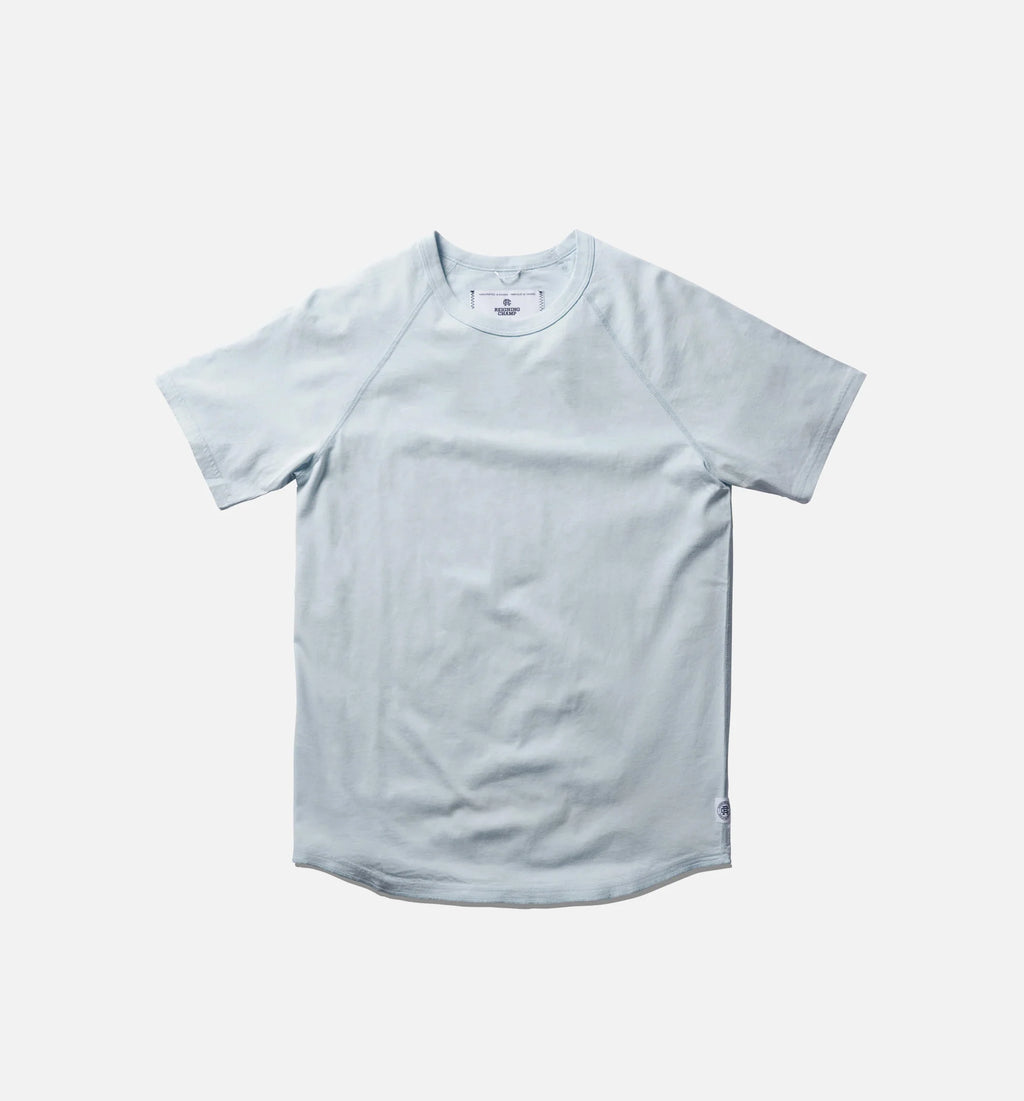 Reigning Champ Raglan Cotton Jersey Tee Mens Skyblue