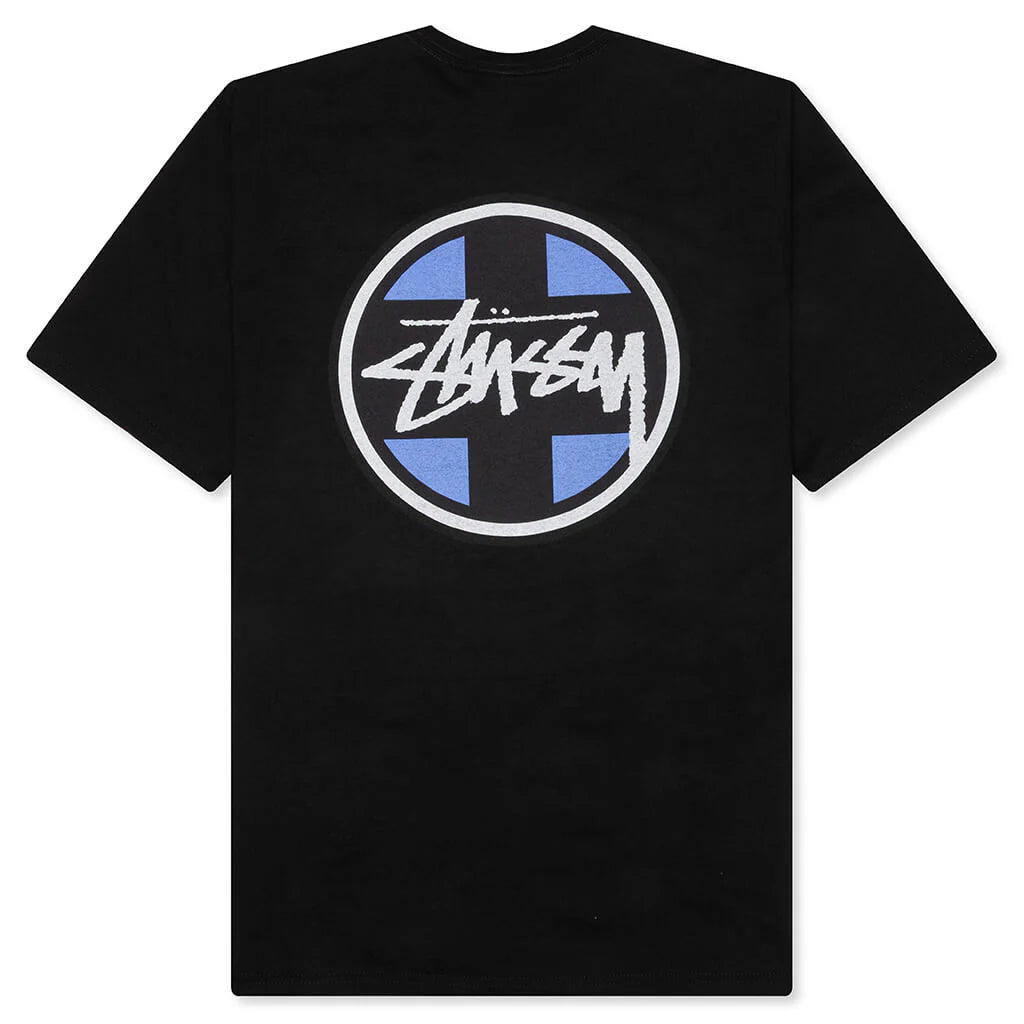 Cross Dot Pigment Dyed Tee Black