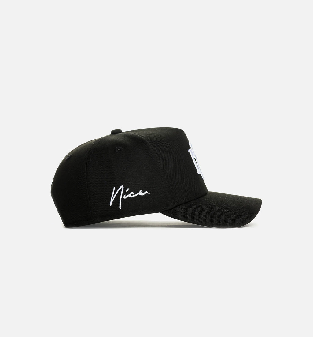 Nice Kicks 940AF Snapback Mens Hat Black White