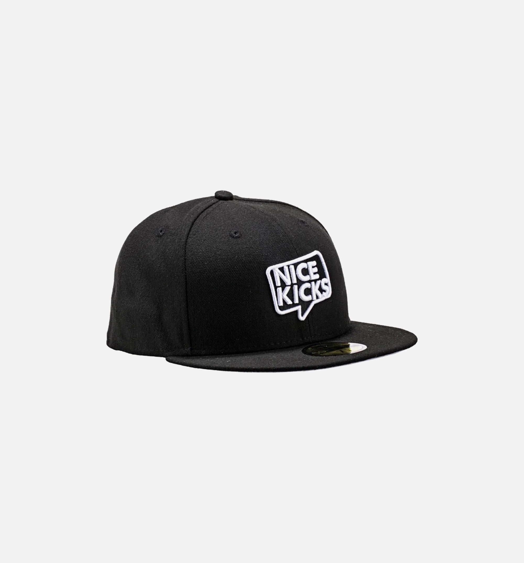 Nice Kicks X New Era Fitted Hat Black White