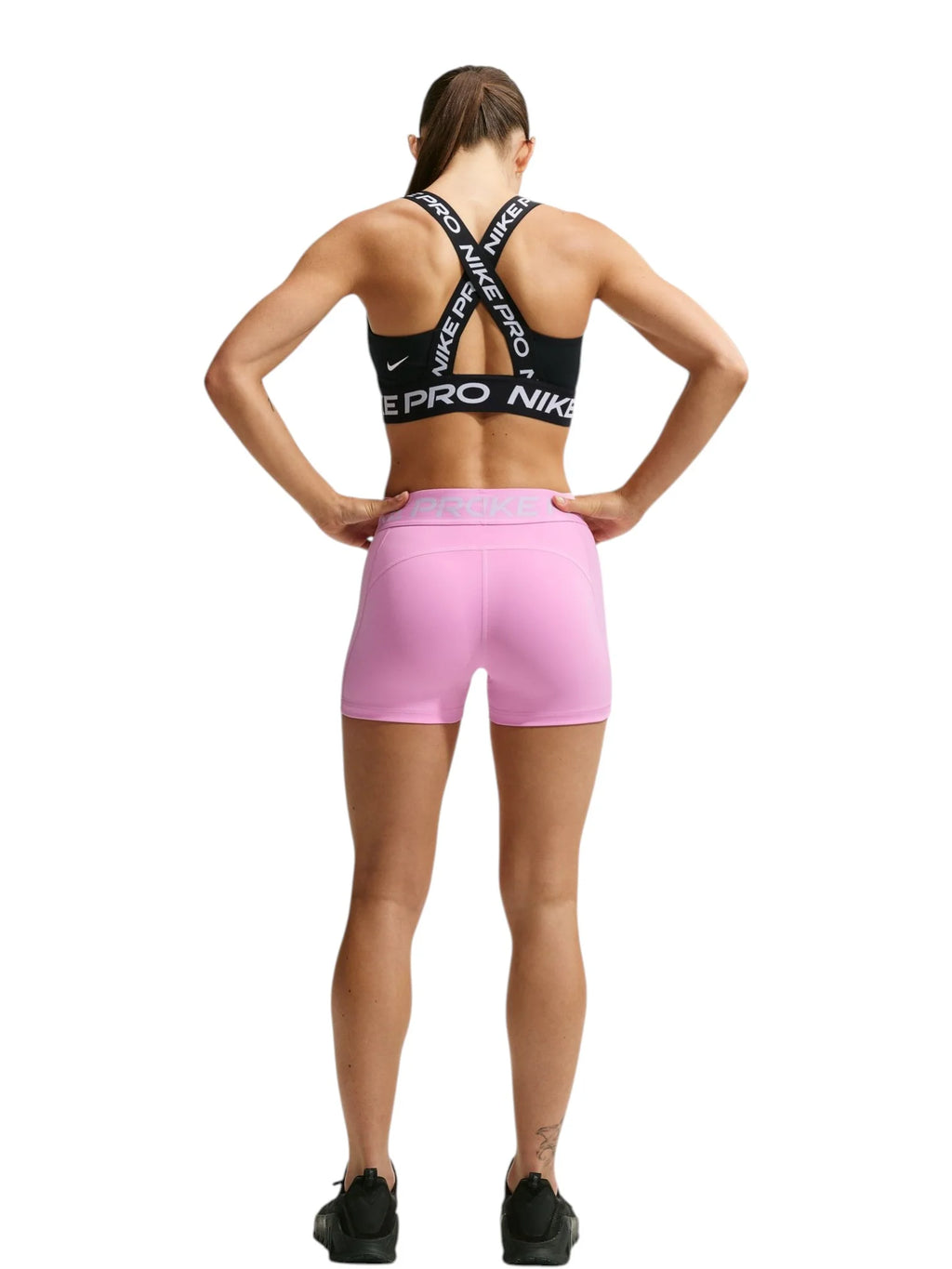 Nike Womens Nike Pro Mid Rise 3 Biker Shorts