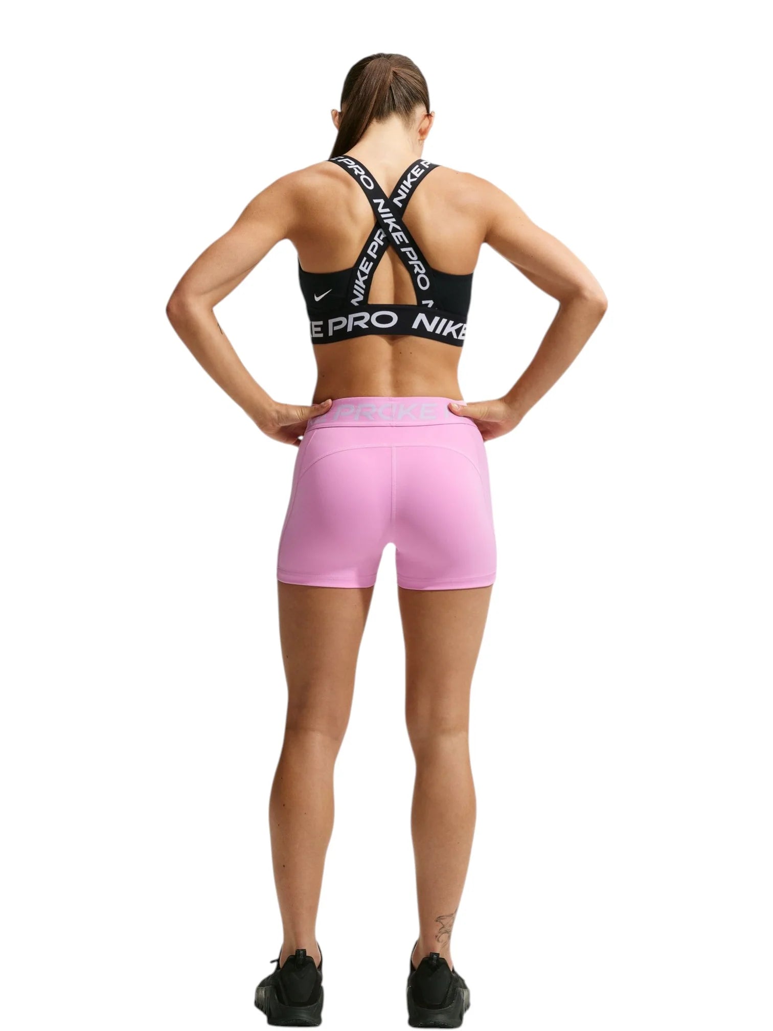 Nike Womens Nike Pro Mid Rise 3 Biker Shorts