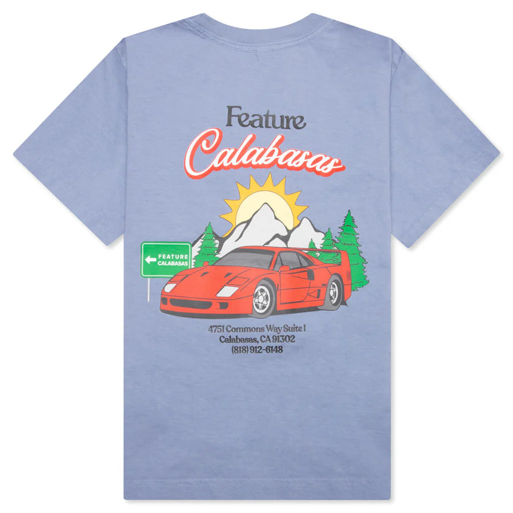 Kids C 40 S S Tee Clear Blue