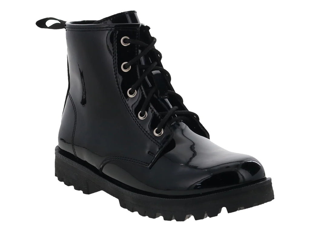 Botas Tropicana de Charol Negro para Niña