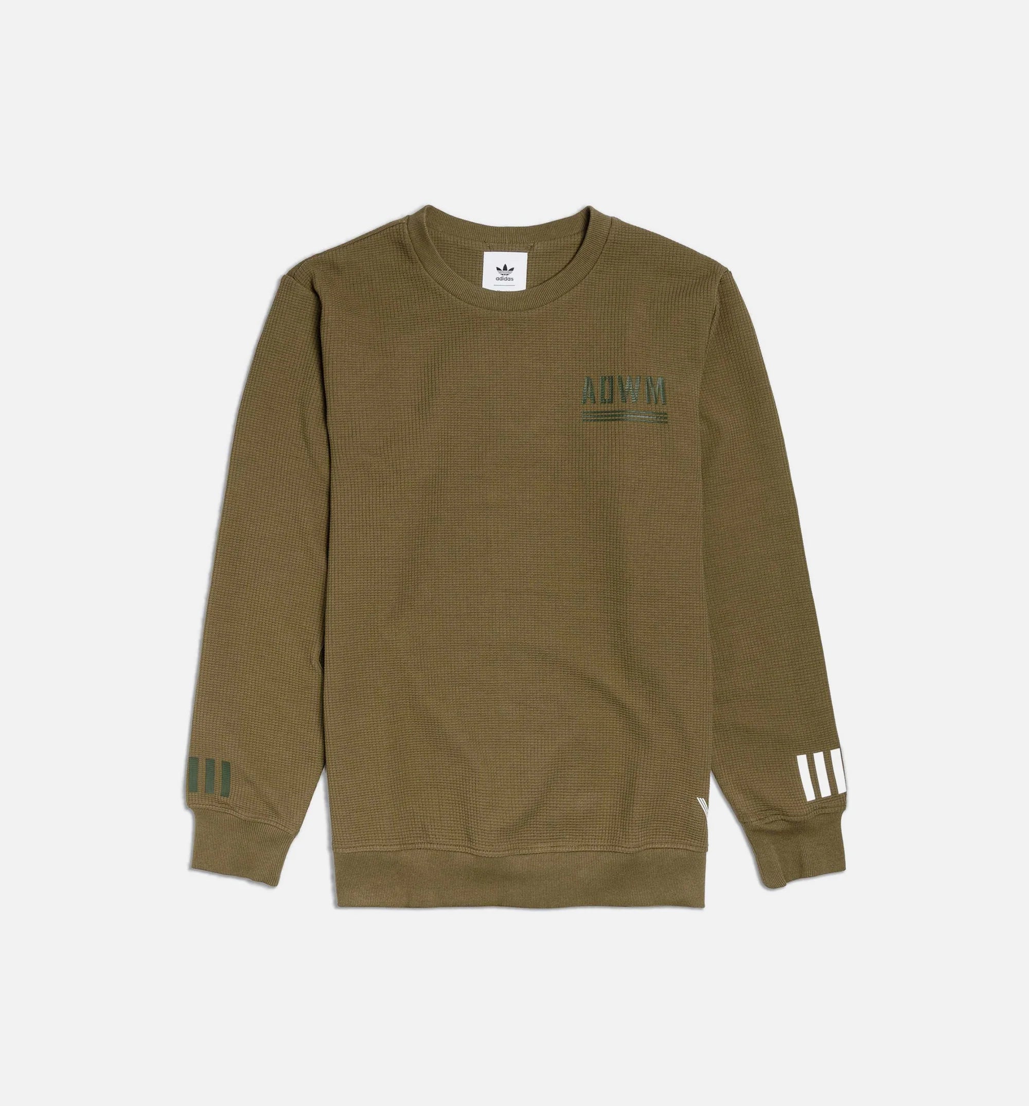 White Mountaineering Collection Mens Crew Sweatshirt Olive Olive