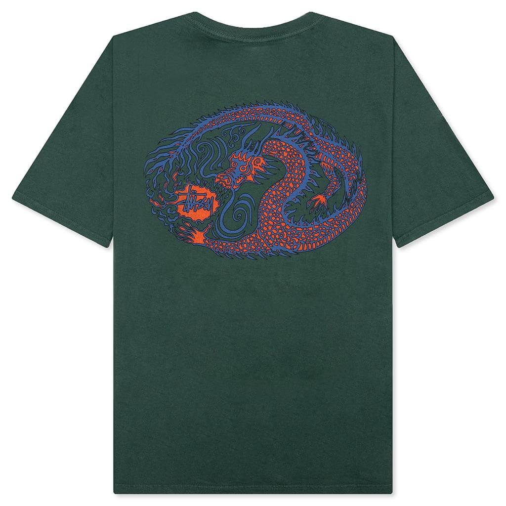 Mosaic Dragon Pigment Dyed Tee Forest