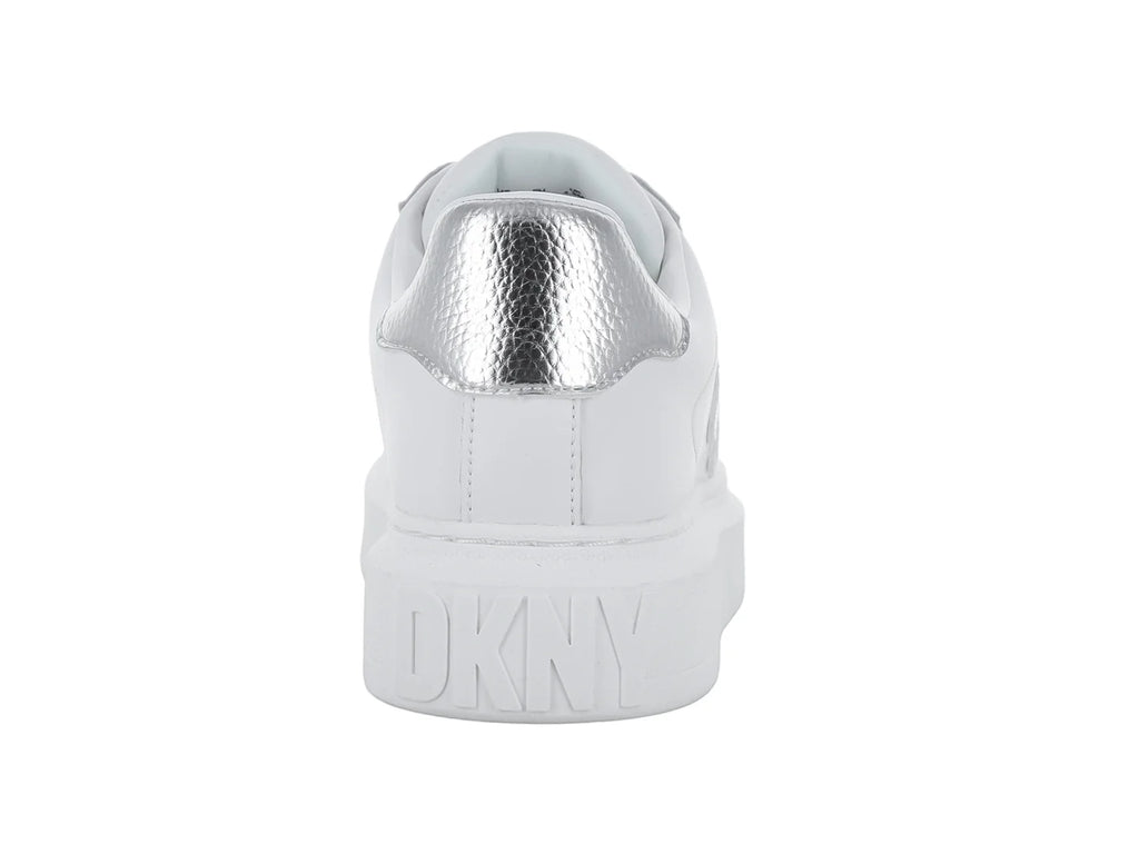 Tenis DKNY Blanco y Plateado para Mujer