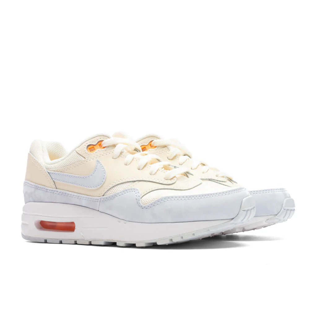 Air Max 1 GS Pale Ivory Football Grey Melon Tint