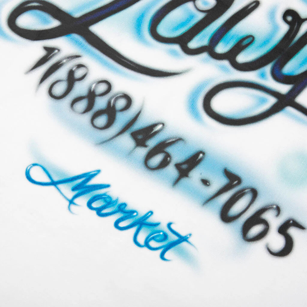 Airbrush Call My Lawyer T Shirt White