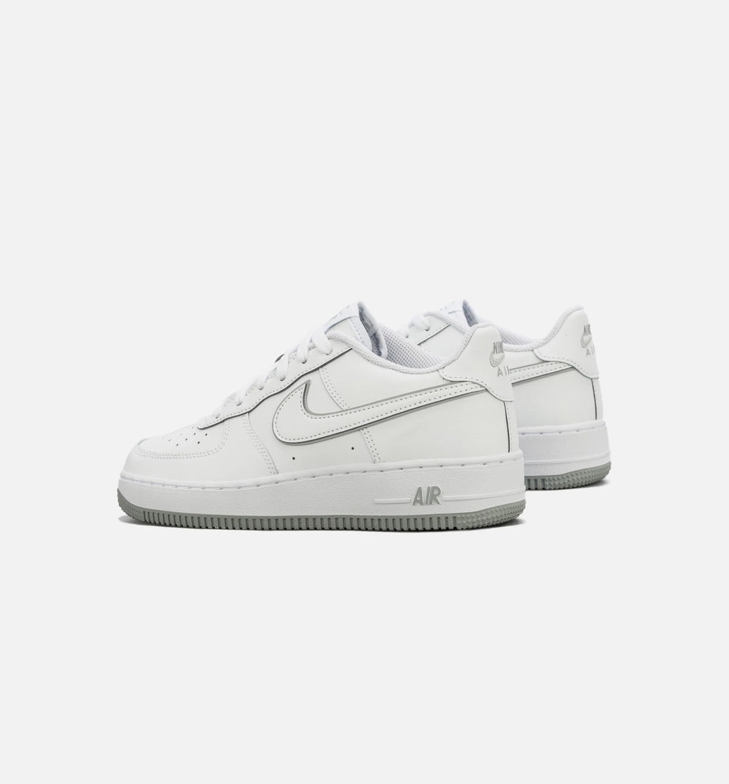 Air Force 1 Wolf Grey Grade School Lifestyle Shoe White Grey