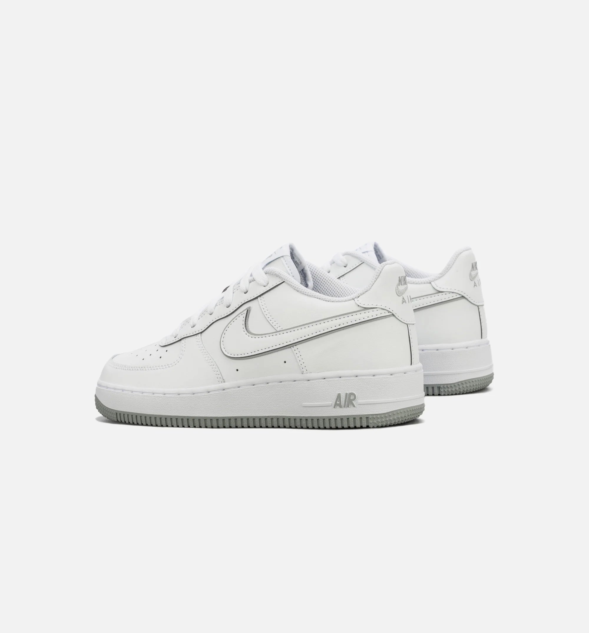 Air Force 1 Wolf Grey Grade School Lifestyle Shoe White Grey