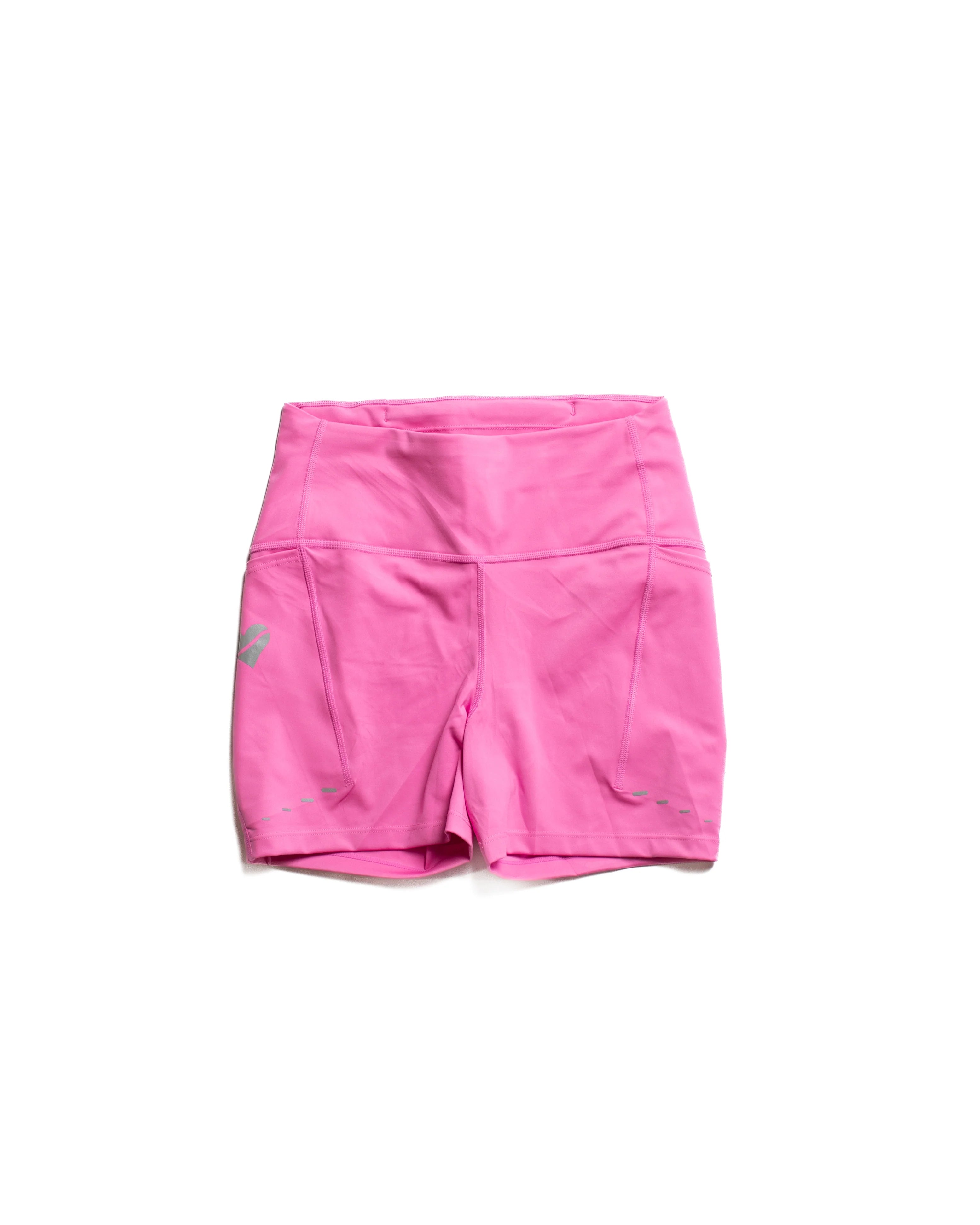 Nike Womens High Waisted 4 Tight Running Shorts with Pockets