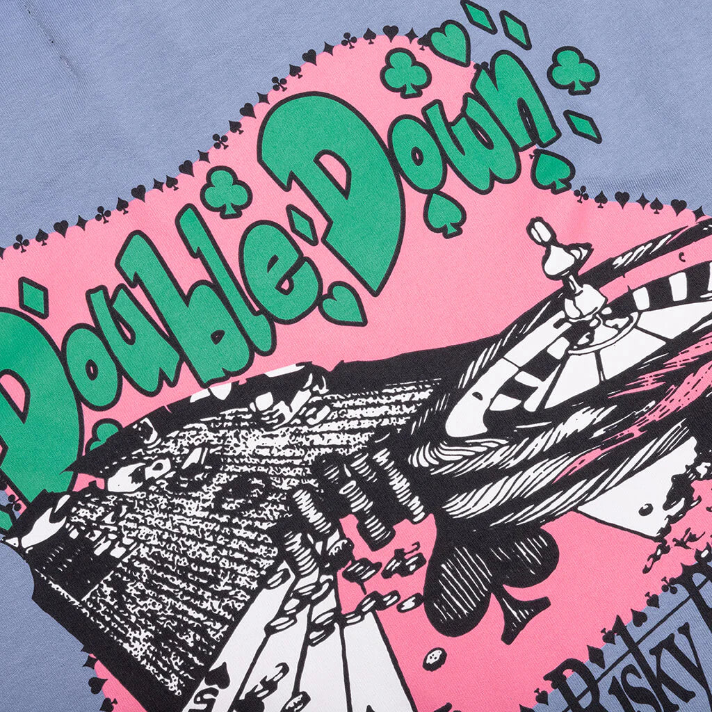 Risky Behavior Tee Blue Granite