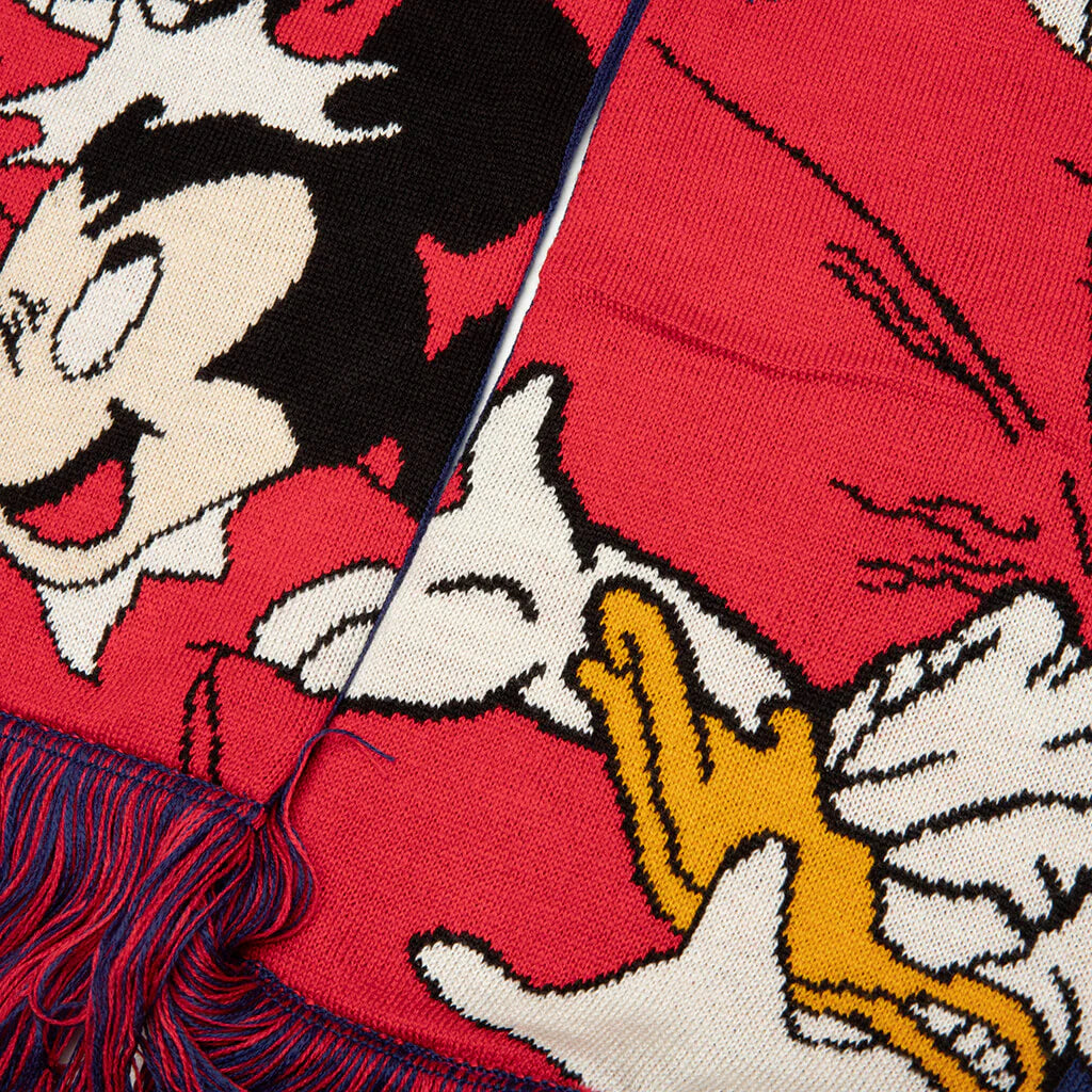 adidas Originals x Brain Dead by Disney Bandana Scarf Better Scarlet Victory Blue