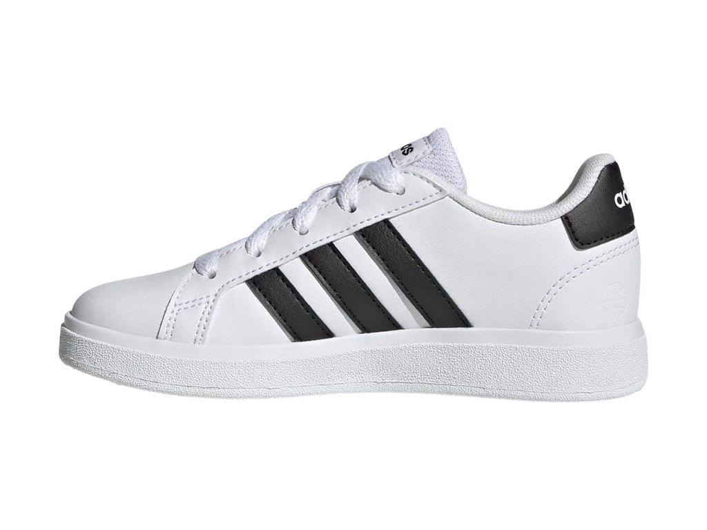 Tenis Adidas Grand Court 20 Blanco y Negro para Niño
