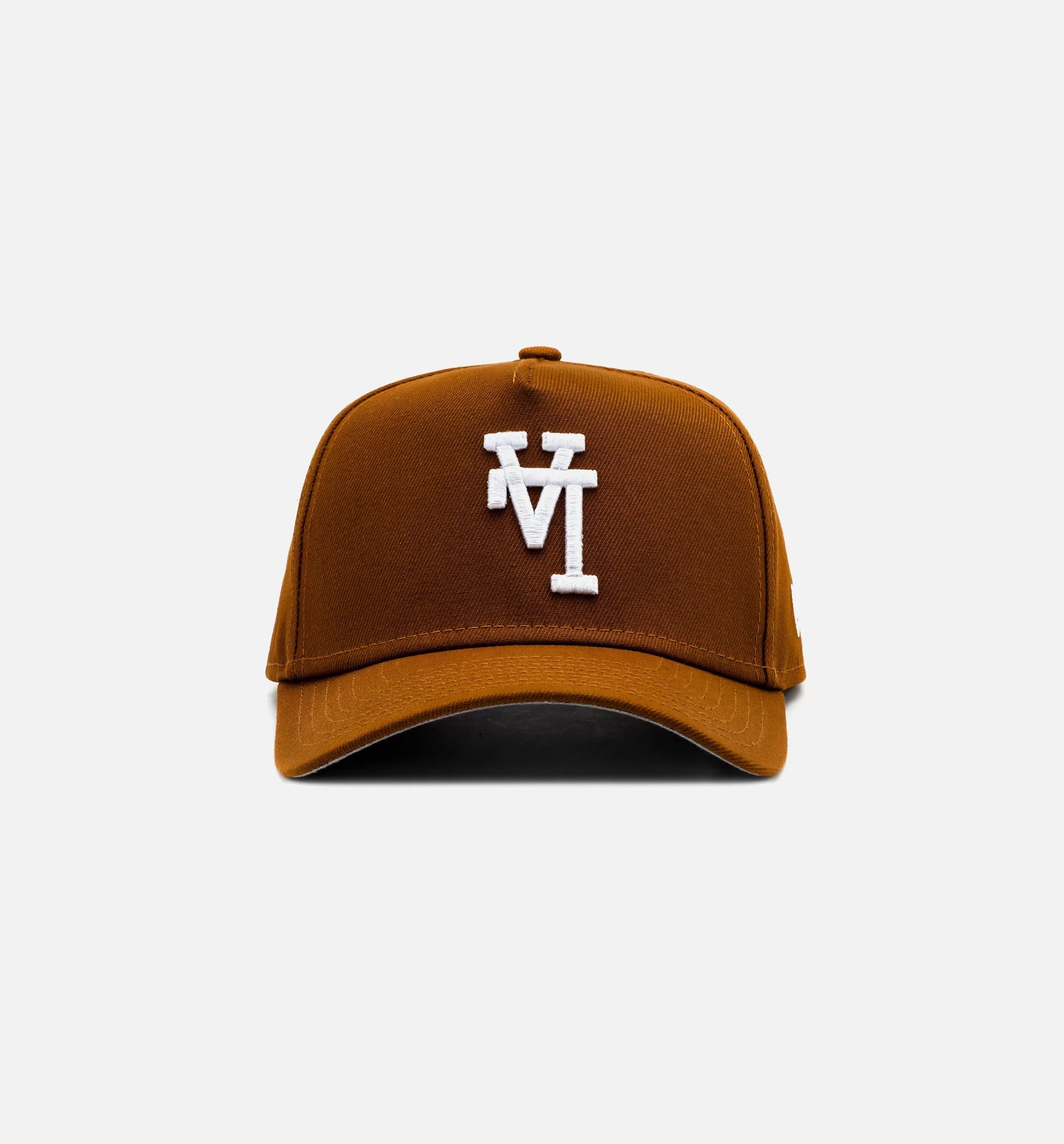 Los Angeles Dodgers Upside Down Logo 9Forty Snapback Mens Hat Toasted Peanut
