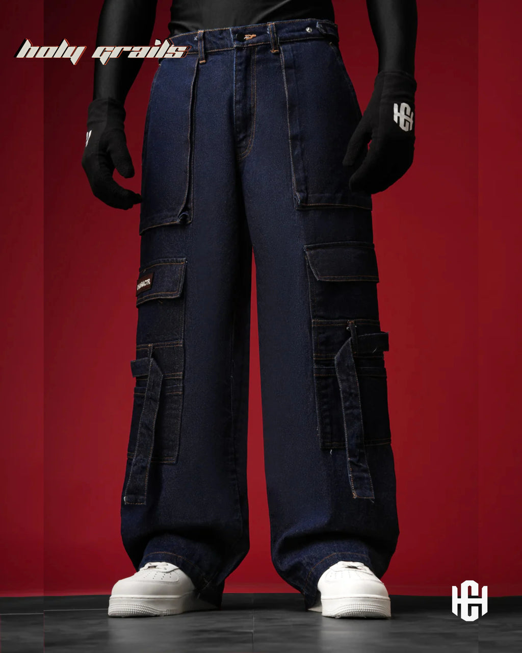 Raw Denim Deep Blue Pants HG x Charactr