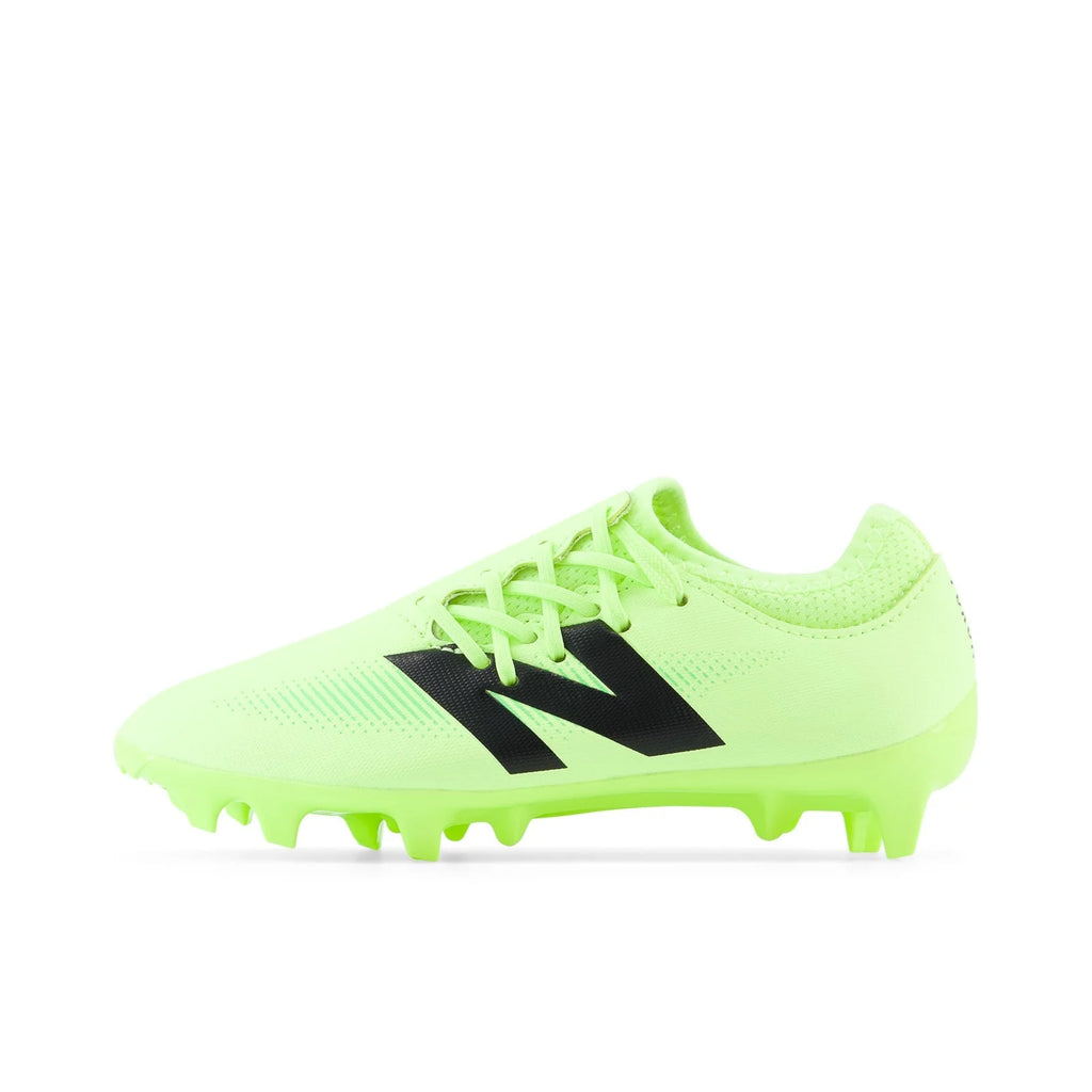 New Balance Furon Dispatch Junior FG V7 Soccer Cleats Bleached Lime Glo