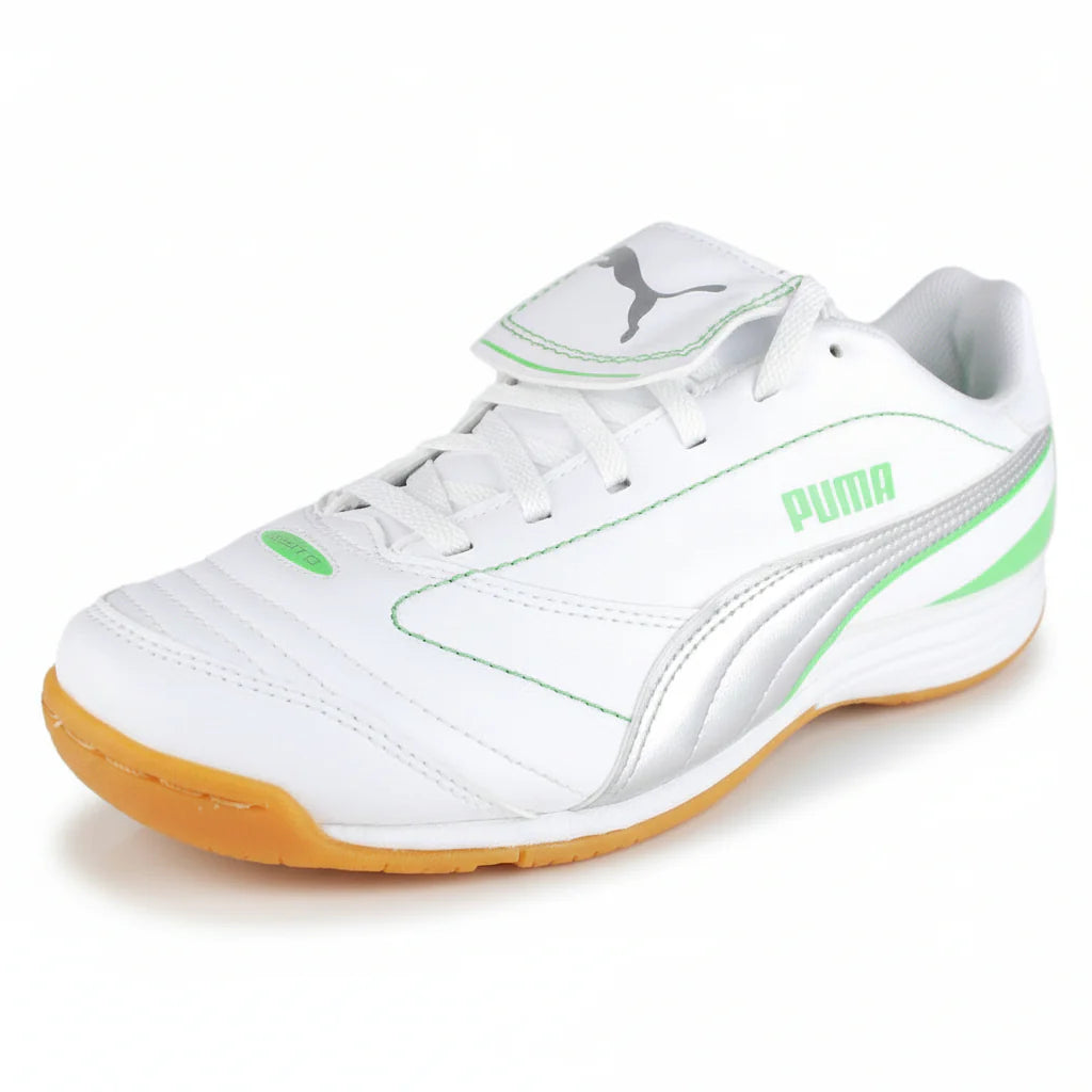 PUMA Esito Finale IT Womens Indoor Soccer Shoes White Silver