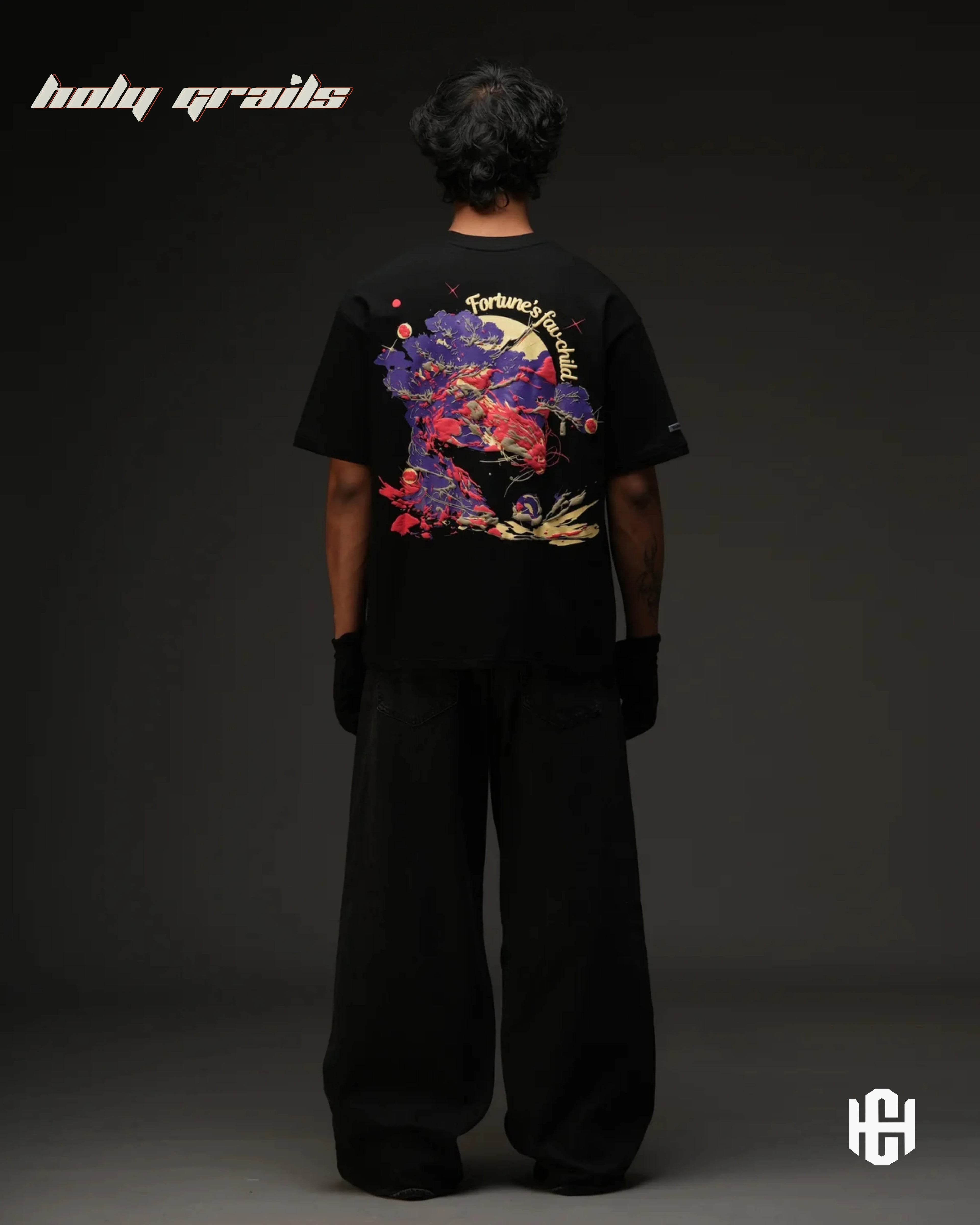 The Fortune Black Graphic Tee HG x Charactr