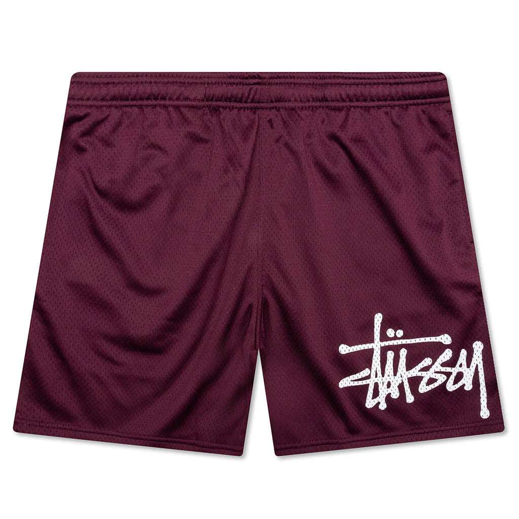 Big Basic Mesh Short Plum