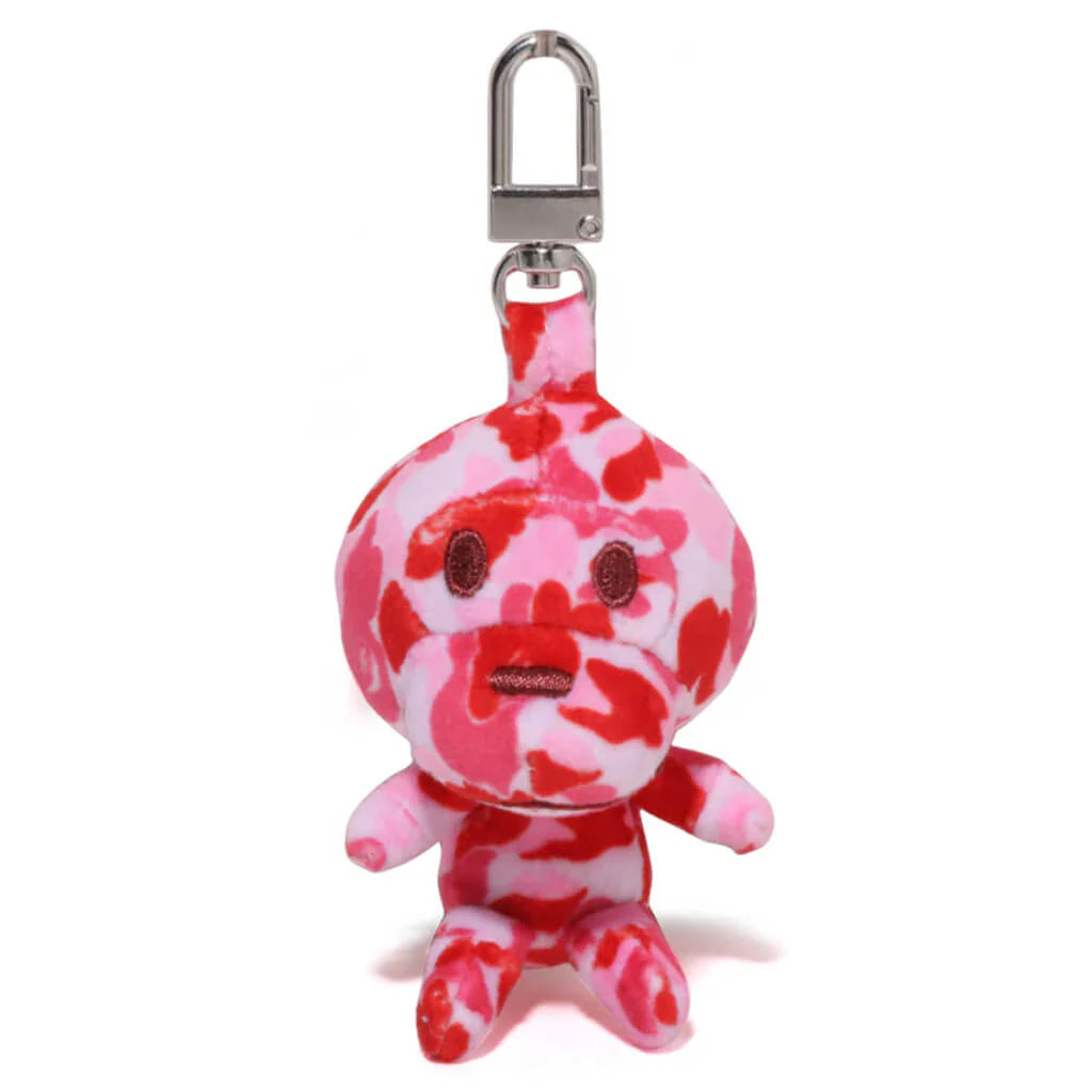 ABC Camo Baby Milo Plush Doll Key Chain Pink