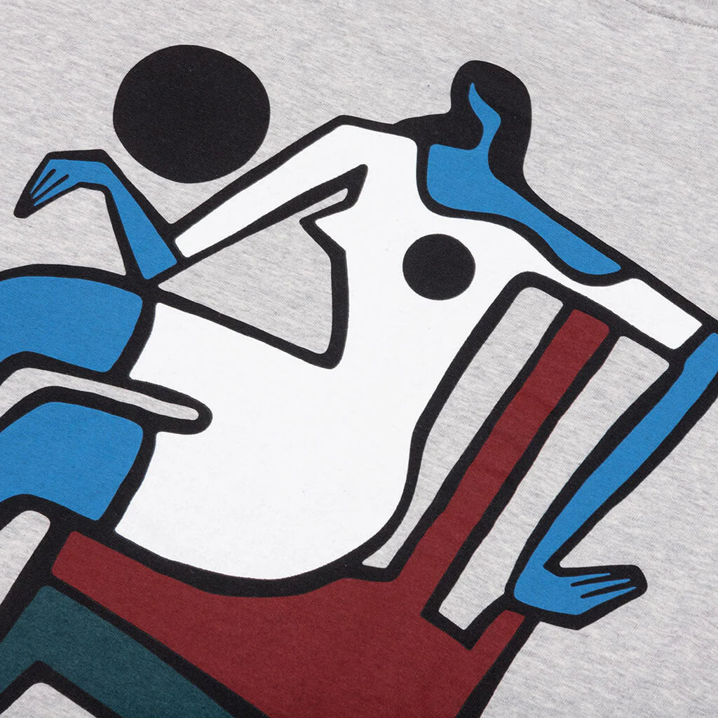 Chair Baller T Shirt Heather Grey