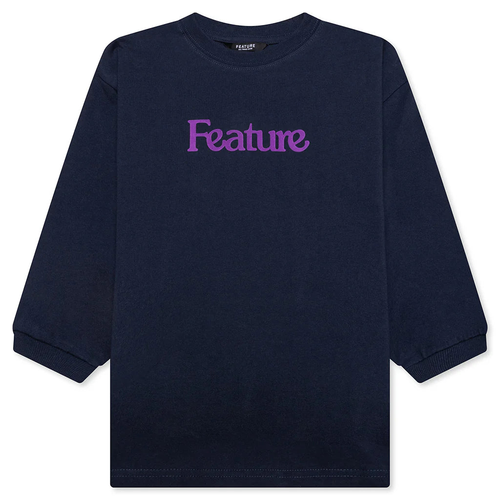 Kids Academy L S T Shirt Navy Blazer