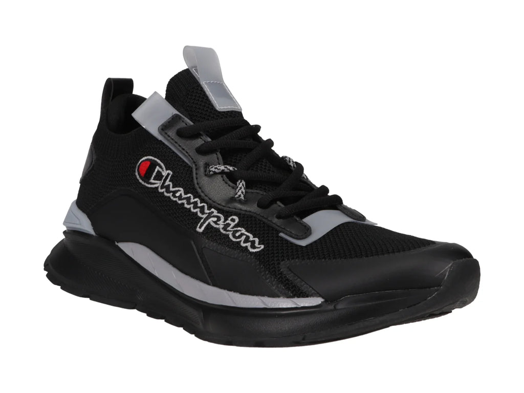 Tenis Champion Flexer Spell Negro y Gris para Hombre